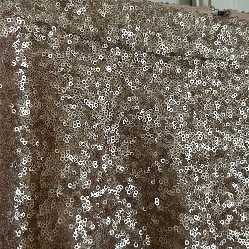 Sequin Mini Skater Skirt - M - Picture 3 of 6